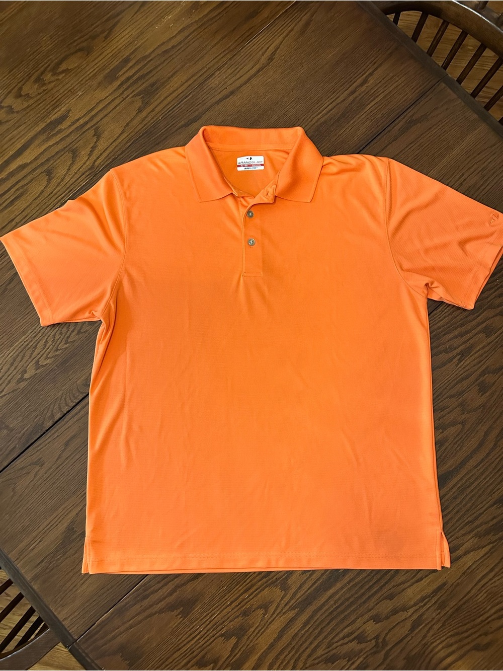 Grand Slam Men's Bright Orange Polo